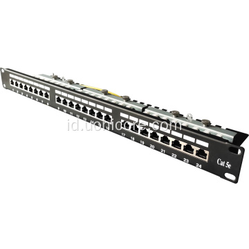 Panel patch 19&quot; 1U CAT5E STP 24 Port